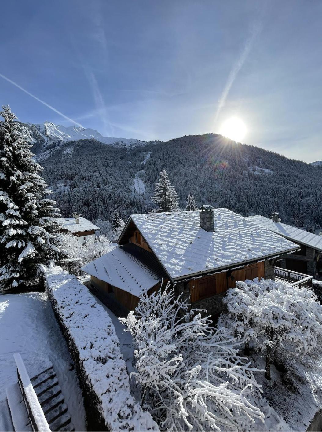 T3 Champagny-En-Vanoise Avec Terrasse Plein Sud La Plagne Buitenkant foto